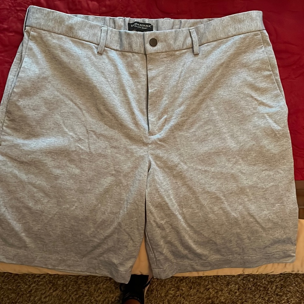 Banana Republic Grey Luxe City Shorts